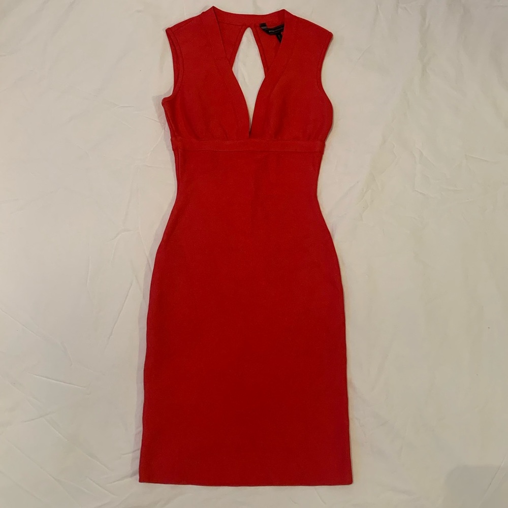 Red BCBGMaxAzria Mini Dress